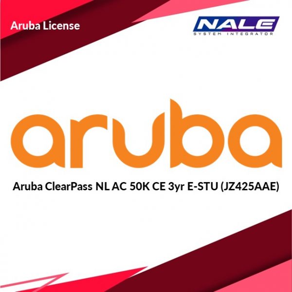 Aruba ClearPass NL AC 50K CE 3yr E-STU (JZ425AAE)